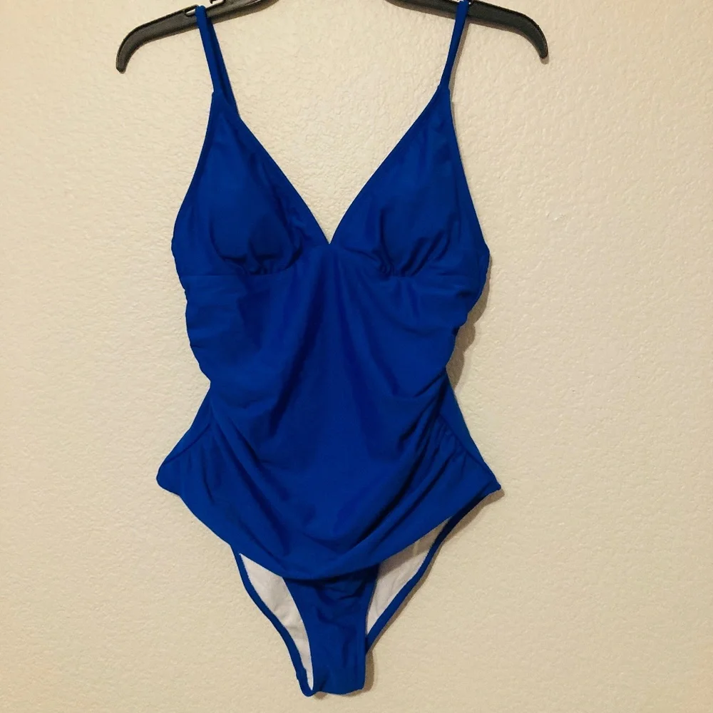 Cupshe Blue Women's One Piece Swimsuit size M - Picture 1 of 3